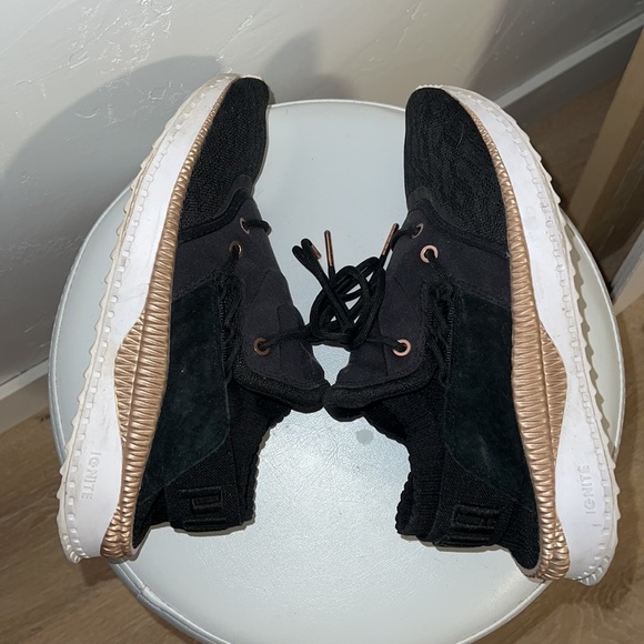 Puma Tsugi Shinsei Knit Trainer Sneakers Black Rose Gold US 8 - Picture 5 of 8